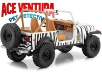 Cochesdemetal.es 1976 Jeep CJ-7 "Ace Ventura - When Nature Calls" 1:18 Greenlight 19115