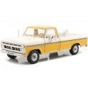 Cochesdemetal.es 1976 Ford F-100 Pickup con Cubierta Deluxe Amarillo/Beige 1:18 Greenlight 13621