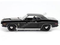 Cochesdemetal.es 1970 Dodge Challenger R-T 426 Hemi "The Black Ghost" Negro 1:18 Greenlight 13614