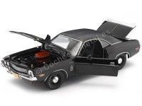 Cochesdemetal.es 1970 Dodge Challenger R-T 426 Hemi "The Black Ghost" Negro 1:18 Greenlight 13614