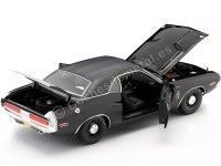 Cochesdemetal.es 1970 Dodge Challenger R-T 426 Hemi "The Black Ghost" Negro 1:18 Greenlight 13614