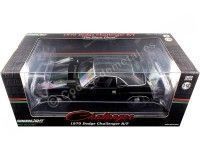 Cochesdemetal.es 1970 Dodge Challenger R-T 426 Hemi "The Black Ghost" Negro 1:18 Greenlight 13614