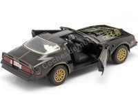 Cochesdemetal.es 1977 Pontiac Firebird TransAm "Smokey & The Bandit" Negro/Oro 1:24 Greenlight 84036