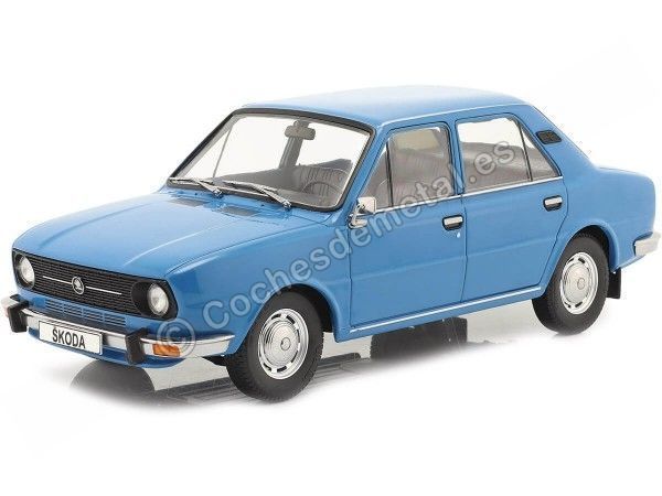 Cochesdemetal.es 1976 Skoda 105L Azul (Skoda Color 4456) 1:18 Triple-9 1800270