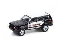 Cochesdemetal.es 2000 Jeep Cherokee/Scottdale Bomberos Pennsylvania "Fire & Rescue Series 2" 1:64 Greenlight 67020D