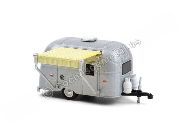 Cochesdemetal.es 1961 Caravana Airstream 16 Bambi + Toldo "Hitched Homes Series 10" 1:64 Greenlight 34100D