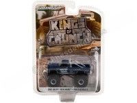 Cochesdemetal.es 1987 Chevy Silverado Monster Truck Wasted Wages "Kings of Crunch Series 10" 1:64 Greenlight 49100D