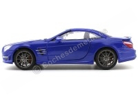 Cochesdemetal.es 2013 Mercedes-Benz SL 63 AMG Hard Top Azul Metalizado 1:18 Maisto Premiere 36199