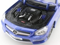 Cochesdemetal.es 2013 Mercedes-Benz SL 63 AMG Hard Top Azul Metalizado 1:18 Maisto Premiere 36199