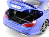 Cochesdemetal.es 2013 Mercedes-Benz SL 63 AMG Hard Top Azul Metalizado 1:18 Maisto Premiere 36199