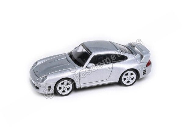 Cochesdemetal.es 1995 Porsche RUF CTR2 Silver 1:64 Paragon Models 55371 Cochesdemetal.es 1995 Porsche RUF CTR2 Silver 1:64 Paragon Models 55371