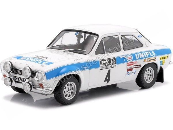 Cochesdemetal.es 1972 Ford Escort MK1 RS 1600 Nº4 Clark/Mason Ganador RAC Rallye 1:18 IXO Models 18RMC101