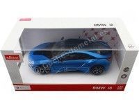 Cochesdemetal.es 2019 BMW i8 Coupe Azul/Negro 1:24 Rastar 56500