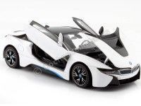 Cochesdemetal.es 2019 BMW i8 Coupe Blanco/Negro 1:24 Rastar 56500