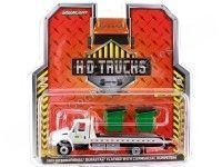 Cochesdemetal.es 2013 Camión International Durastar con Rampa y Contenedores "H.D. Trucks Series 22" 1:64 Greenlight 33220B