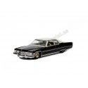 Cochesdemetal.es 1973 Cadillac Coupe DeVille Black "California Lowriders Series 1" 1:64 Greenlight 63010E