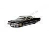 Cochesdemetal.es 1973 Cadillac Coupe DeVille Black "California Lowriders Series 1" 1:64 Greenlight 63010E