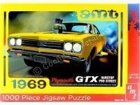 Cochesdemetal.es 1969 Plymouth GTX Hardtop "Puzle de 1000 Piezas" Amt 04756