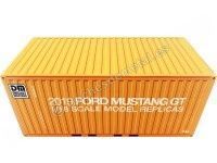 Cochesdemetal.es 2019 Ford Mustang GT 5.0 Coupe Naranja 1:18 Diecast Masters 61001