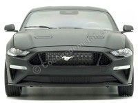 Cochesdemetal.es 2019 Ford Mustang GT 5.0 Coupe Negro Mate 1:18 Diecast Masters 61005