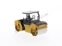 Cochesdemetal.es 2018 Rodillo Tándem Vibratorio Compactador Cat CB-13 Con Cabina Abierta 1:64 Diecast Masters 85630