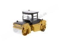 Cochesdemetal.es 2018 Rodillo Tándem Vibratorio Compactador Cat CB-13 Con Cabina Cerrada 1:64 Diecast Masters 85631