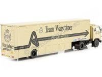 Cochesdemetal.es 1981 Trailer Volvo F89 Race Transport Team F1 Warsteiner Arrows 1:43 IXO Models TTR023