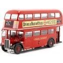 Cochesdemetal.es 1939 AEC Regent III RT Autobús Urbano Londres Rojo 1:43 IXO Models BUS030LQ