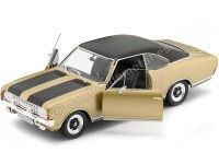 Cochesdemetal.es 1970 Opel Commodore A GS/E Coupe Oro/Negro 1:24 WhiteBox 124105