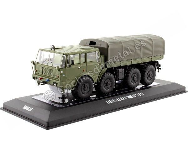 Cochesdemetal.es 1968 Tatra 813 8x8 Kolos Verde 1:43 IXO Models TRU025