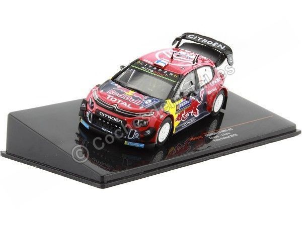 Cochesdemetal.es 2019 Citroen C3 WRC Red Bull Nº4 Lappi/Ferm Rally De Finlandia 1:43 IXO Models RAM725