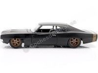 Cochesdemetal.es 1968 Dodge Charger Widebody "F9 The Fast Saga" Fast & Furious IX Negro Mate 1:24 Jada Toys 32641 253203075