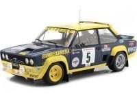 Cochesdemetal.es 1977 Fiat 131 Abarth Nº5 Darniche/Mahe Ganador Rallye Tour de Corse 1:18 Solido S1806003