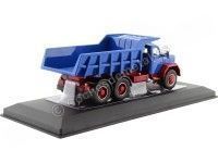 Cochesdemetal.es 1964 Magirus Jupiter 6x6 Dumper con Volquete Azul/Rojo 1:43 IXO Models TRUD004