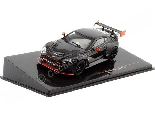 Cochesdemetal.es 2015 Aston Martin Vantage GT 12 Negro/Naranja 1:43 IXO Models MOC301