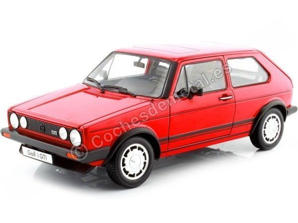 Cochesdemetal.es 1982 Volkswagen Golf 1 Pirelli Rojo 1:18 Welly 18039