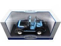 Cochesdemetal.es 1980 Jeep CJ-7 Renegade Negro/Azul 1:18 MC Group 18281