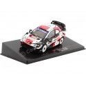 2021 Toyota Yaris WRC Nº69 Rovanperä/Halttunen Rally Ypres 1:43 IXO Models RAM805 Cochesdemetal.es