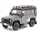 Cochesdemetal.es 2010 Land Rover Defender 90 TDI Dark Grey 1:18 Kyosho 08901TRGY