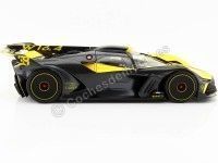 Cochesdemetal.es 2020 Bugatti Bolide W16.4 Amarillo/Carbón 1:18 Bburago 11047