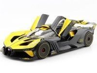 Cochesdemetal.es 2020 Bugatti Bolide W16.4 Amarillo/Carbón 1:18 Bburago 11047