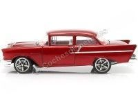 Cochesdemetal.es 1957 Chevrolet 150 Restomod Rojo Cereza 1.18 GMP ACME A1807012NC
