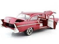 Cochesdemetal.es 1957 Chevrolet 150 Restomod Rojo Cereza 1.18 GMP ACME A1807012NC