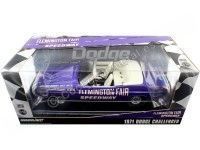 Cochesdemetal.es 1971 Dodge Challenger Convertible Flemington Official Pace Car Violeta 1.18 GreenLight 13617