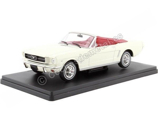 Cochesdemetal.es 1965 Ford Mustang Convertible "Coches Inolvidables" Crema 1:24 Editorial Salvat ES24