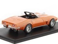 Cochesdemetal.es 1973 Chevrolet Corvette C3 Convertible Naranja 1:43 NEO Scale Models 46935