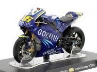 Cochesdemetal.es 2004 Yamaha YZR-M1 Nº46 Valentino Rossi Campeón del Mundo MotoGP 1:18 Editorial Salvat ROSSI0012