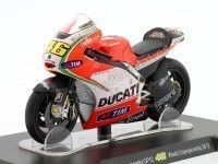 Cochesdemetal.es 2012 Ducati Desmosedici GP12 Nº46 Valentino Rossi MotoGP 1:18 Editorial Salvat ROSSI1003