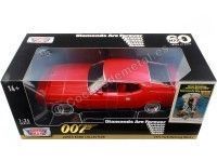 Cochesdemetal.es 1971 Ford Mustang Mach 1 "007 James Bond Diamantes Para la Eternidad" Rojo 1:24 Motor Max 79851