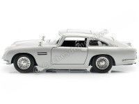 Cochesdemetal.es 1964 Aston Martin DB5 "007 James Bond Contra Goldfinger" Gris Plata 1:24 Motor Max 79857